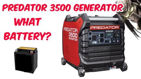 You can use extra watts to run large appliances like refrigerators, Television, and air-coolers. . Predator 3500 generator battery replacement